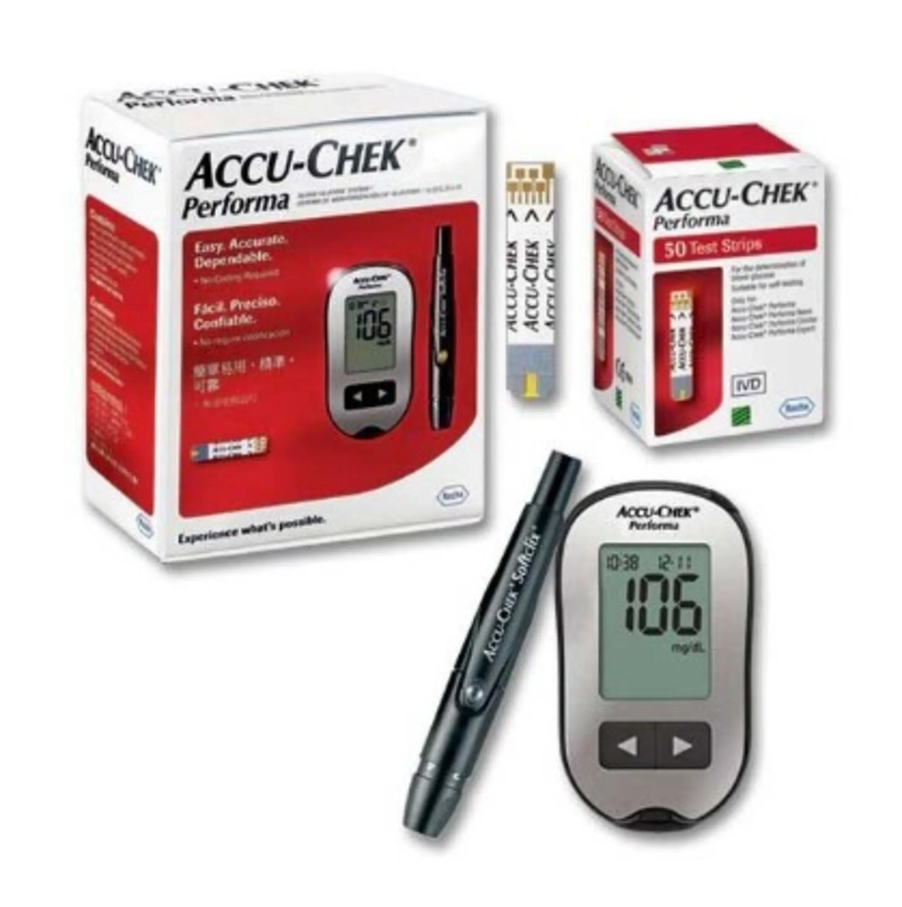 تست قند خون آکیو چک پرفورما ACCU CHEK PERFORMA تست قند خون آکیو چک پرفورما ACCU CHEK PERFORMA